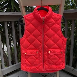 J. Crew quilted down vest